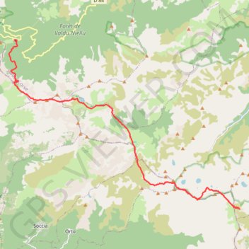 GR20 Petra Piana - Castel Di Verdio GPS track, route, trail