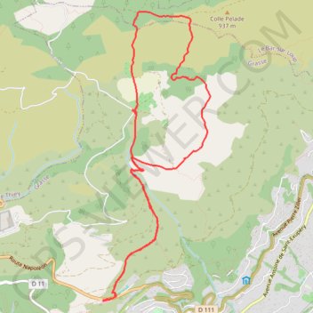 Tour de la Marbrière et de Saint-Christophe GPS track, route, trail