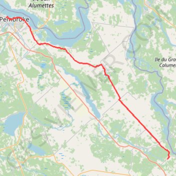 Pembroke - Renfrew GPS track, route, trail
