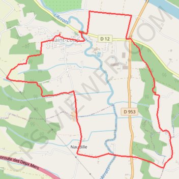 Circuit de Cachepiot - Saint-Loup GPS track, route, trail