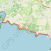 Sentier côtier entre Crozon et Telgruc-sur-Mer GPS track, route, trail
