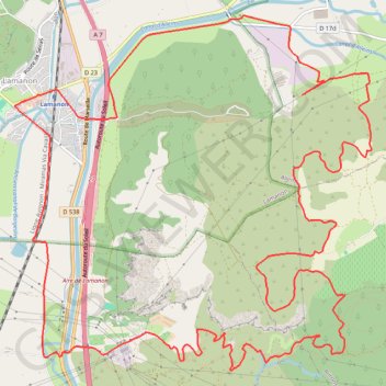 Lamanon-Talagard-Vernegues GPS track, route, trail
