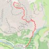Tete de la maye GPS track, route, trail