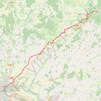 Bourges-Sancerre®-15648985 GPS track, route, trail