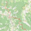 GTV - Tour du Vercors à pied - Châtillon-en-Diois - Col de Vassieux GPS track, route, trail