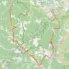 GR44A Des Vans (Ardèche) à Malons-et-Elze (Gard) GPS track, route, trail