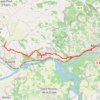 Compostelle étape oissac-Saint Vincent Lespinasse GPS track, route, trail
