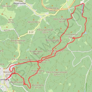 9-Lemberg 17-370 GPS track, route, trail