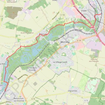 Corbeil-Ballancourt GPS track, route, trail