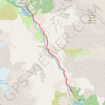 Bérarde - Carrelet GPS track, route, trail