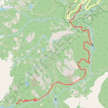 The Loch via Glacier Gorge GPS track, route, trail