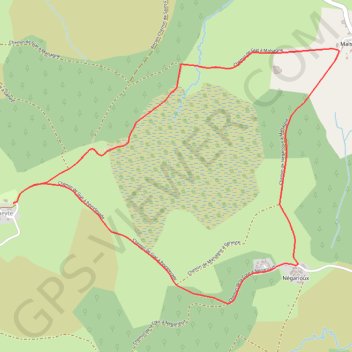 Chemin de découverte de la tourbière de Négarioux-Malsagne - Peyrelevade GPS track, route, trail