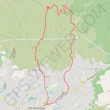 Caban de Plan - La bourdonnière GPS track, route, trail