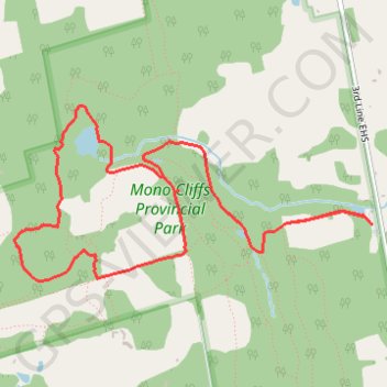 McCarston's Lake GPS track, route, trail