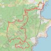 Trail des Balcons d'Azur GPS track, route, trail