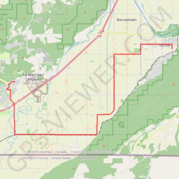 Lower Sumas Mountain - Yarrow GPS track, route, trail