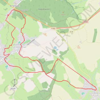 Les Éoliennes de Woelfling - Gros-Réderching GPS track, route, trail