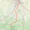Seix -> Toulouse par Ste-Suzanne et Vigoulat-Auzil GPS track, route, trail