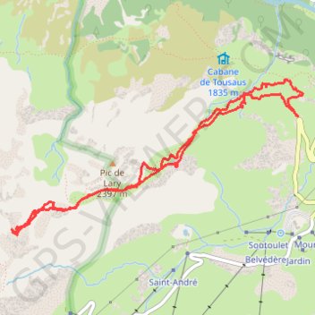 Col du Lary GPS track, route, trail