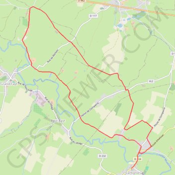 Circuit des chapelles de la vallée de l'helpe - Cartignies GPS track, route, trail