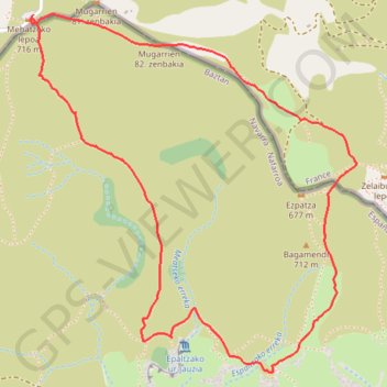 Penas GPS track, route, trail