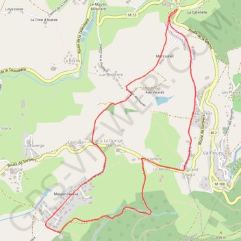 Randonnée du 07/12/2023 à 08:59 GPS track, route, trail