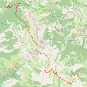 Colmars - Villeplane GPS track, route, trail