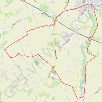 Circuit de la Boudrelle - Sainteenwerck GPS track, route, trail