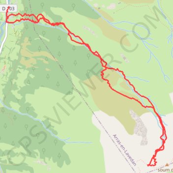 Soum de Goury GPS track, route, trail