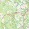 Tour des Monts d'Aubrac - De la ferme des Gentianes (Finieyrols) à Aumont-Aubrac GPS track, route, trail