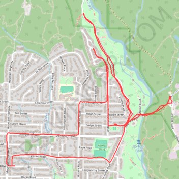 Lynn Valley Loop GPS track, route, trail