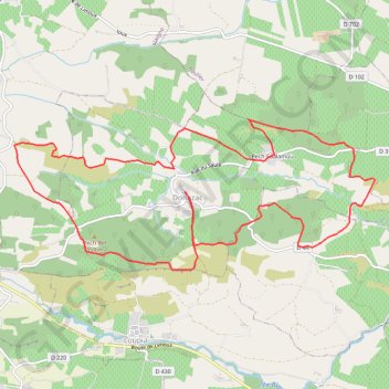 Rando Donazac GPS track, route, trail