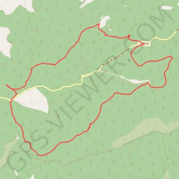 Rando Ventoux face Sud GPS track, route, trail