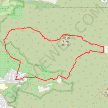 ALIGA editat GPS track, route, trail
