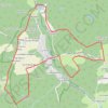 Boucle de Les Essards Langeais GPS track, route, trail