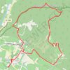 La Viale à Montbrison sur Lez GPS track, route, trail