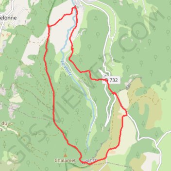 Pas du buis et de boussière depuis Combovin GPS track, route, trail