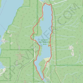 Buntzen Lake Loop GPS track, route, trail