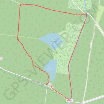 Le Porge GPS track, route, trail