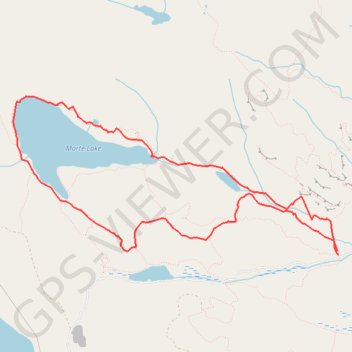 Morte Lake, Quadra Island GPS track, route, trail