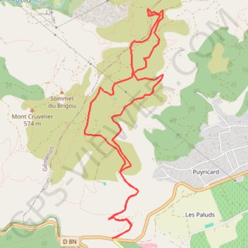 ANGE Jaune GPS track, route, trail