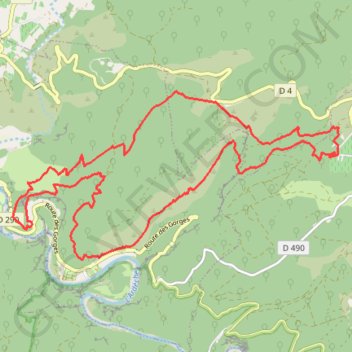 1-Pont Arc 20Km GPS track, route, trail