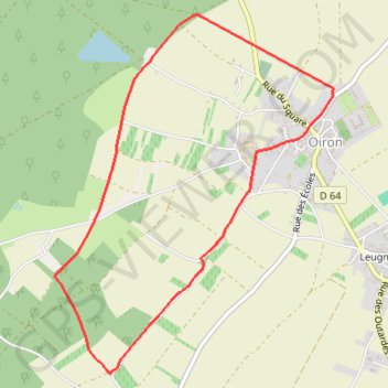 Circuit d'Oiron GPS track, route, trail