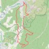 Randonnée de nuit Fontaine de Vaucluse GPS track, route, trail