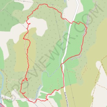 Gebre et Gibret - Rabieux GPS track, route, trail