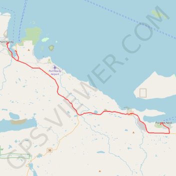 Port McNeill - Port Hardy GPS track, route, trail