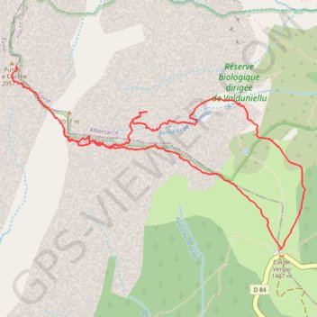 Punta di e Cricche et le vallon de Catamalzi GPS track, route, trail