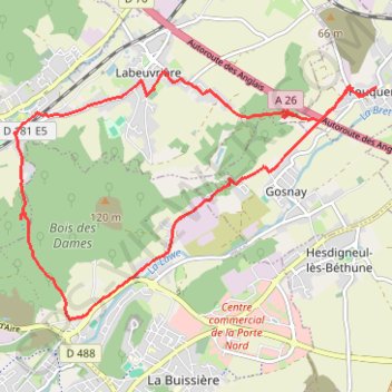 Fouquereuil GPS track, route, trail