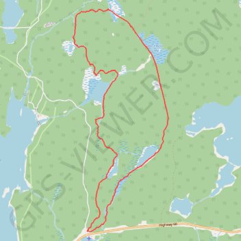 Mizzy Lake Trail GPS track, route, trail