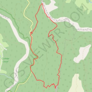 La Roche des Arnauds (Vercors) GPS track, route, trail